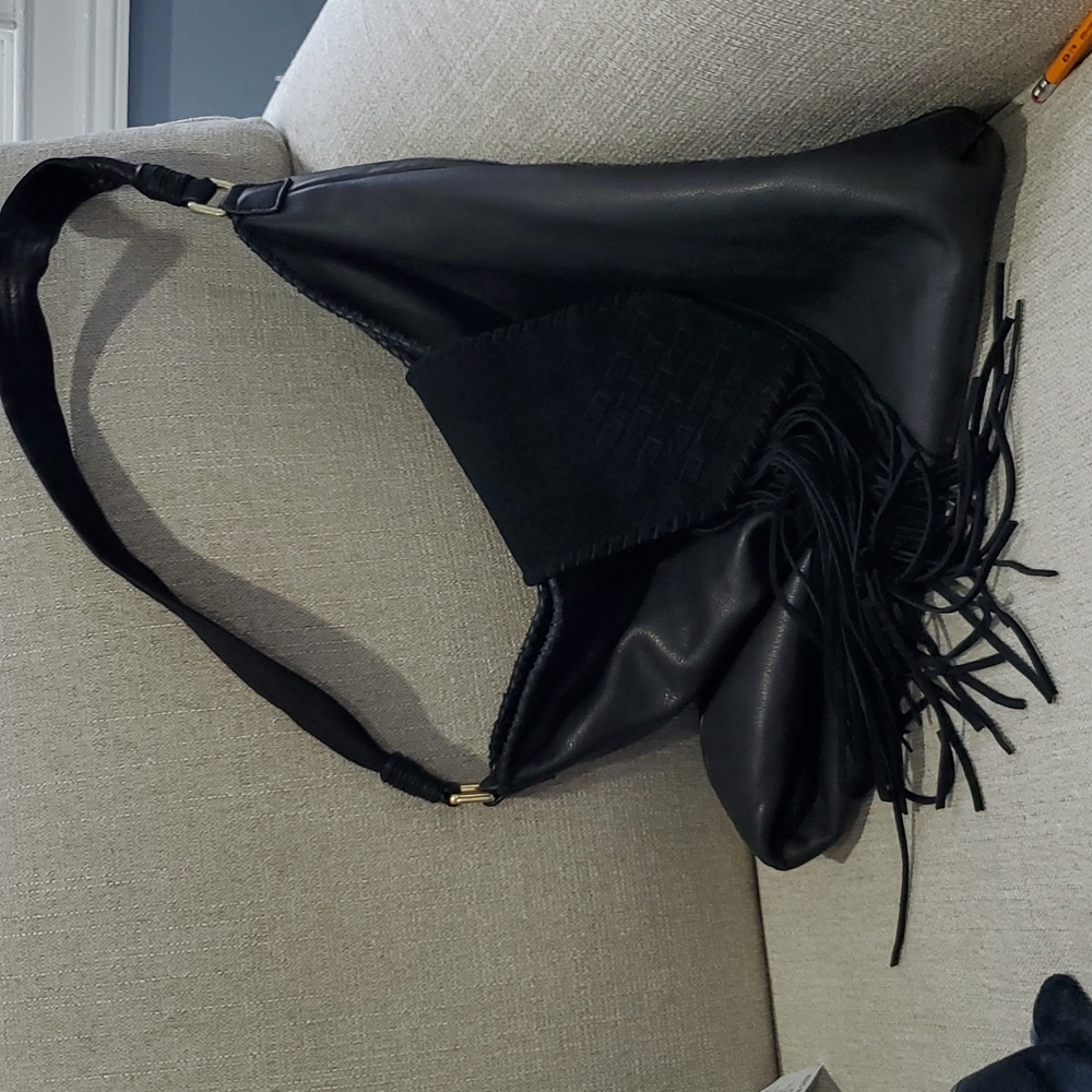 Margot Large Leather/Suede Hobo